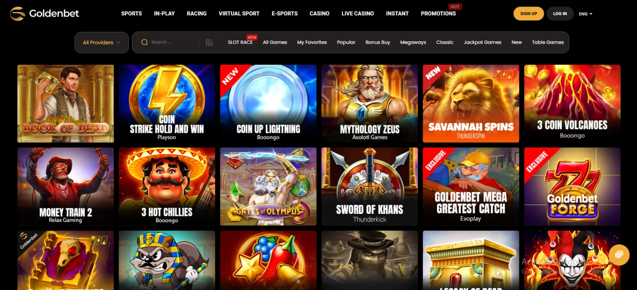 Goldenbet Slots Not on Gamstop