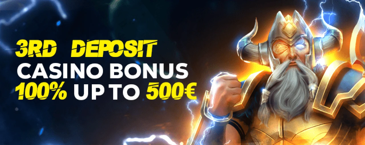 Goldenbet Casino Third Deposit Bonus