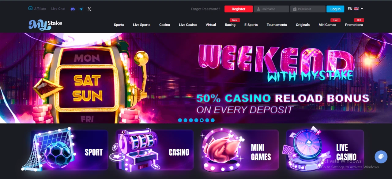 Mystake Homepage