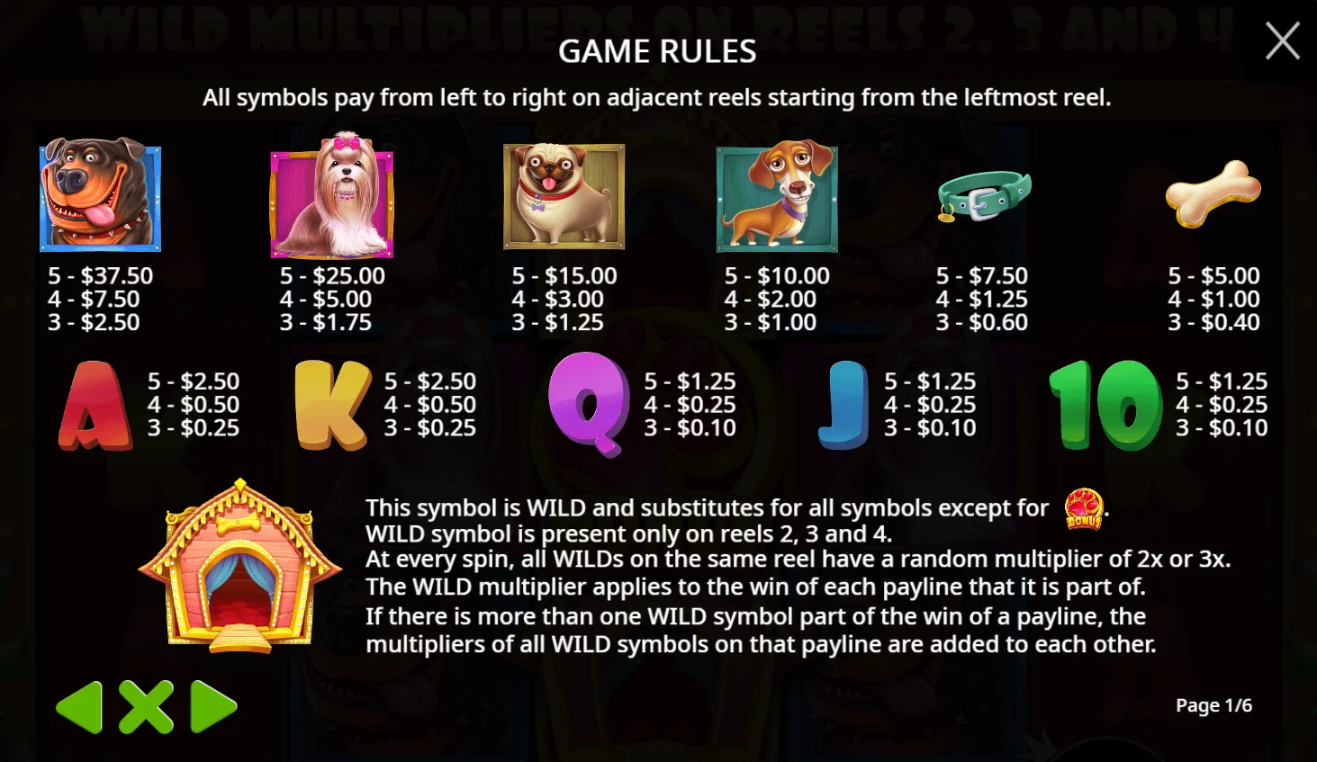 The Dog House Not on Gamstop Game Rules