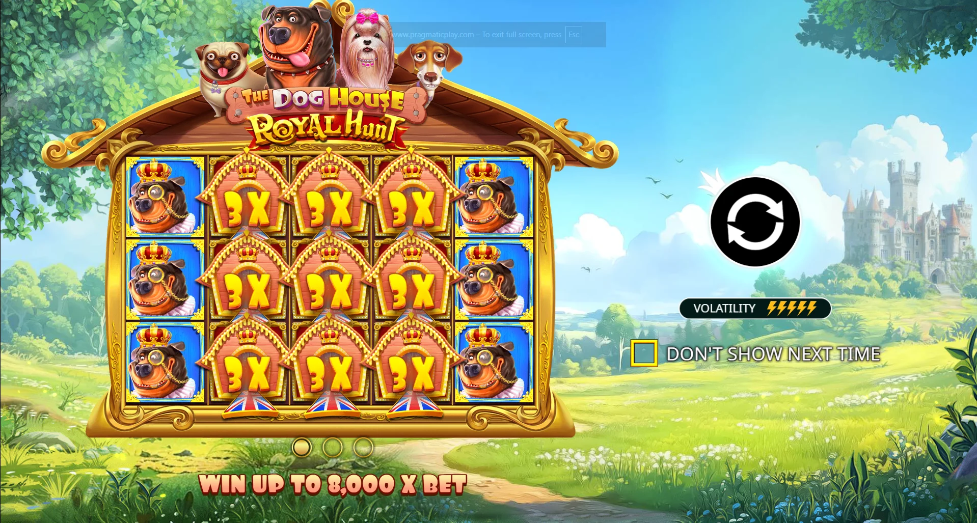 The Dog House Royal Hunt Win Up to X8000